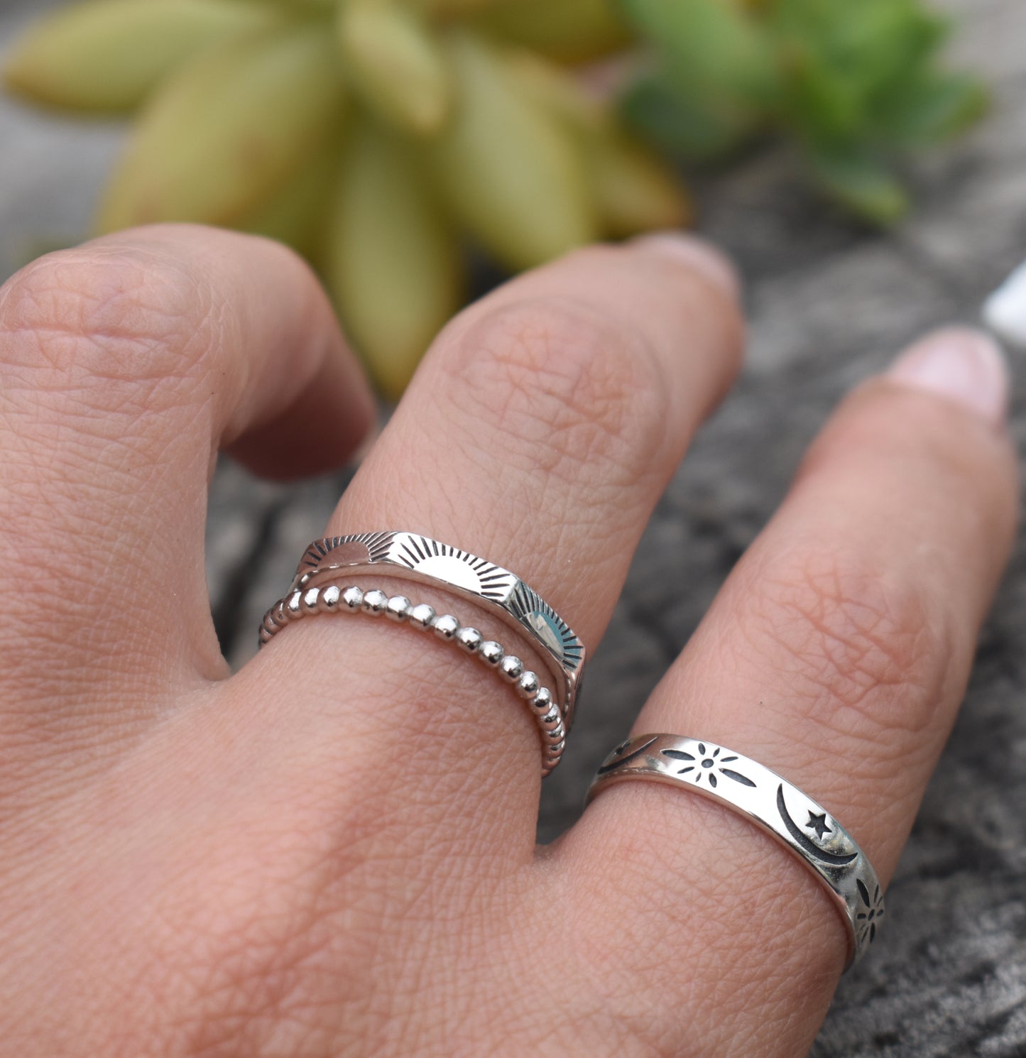 Sunburst Ring-Celestial Ring, Sterling Silver Ring-Sun Ring-Leo Stacking Ring