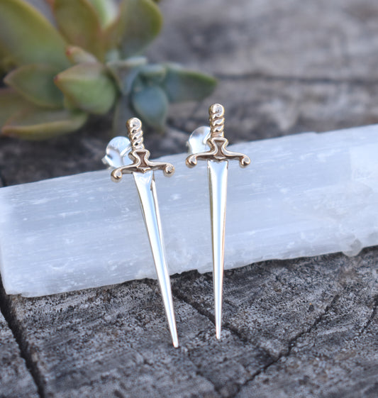 Sword Earrings- Ace Of Swords, Queen Of Swords, King Of Swords- Tarot Earrings