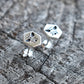 Bee Hex Stud Earrings-Sterling Silver