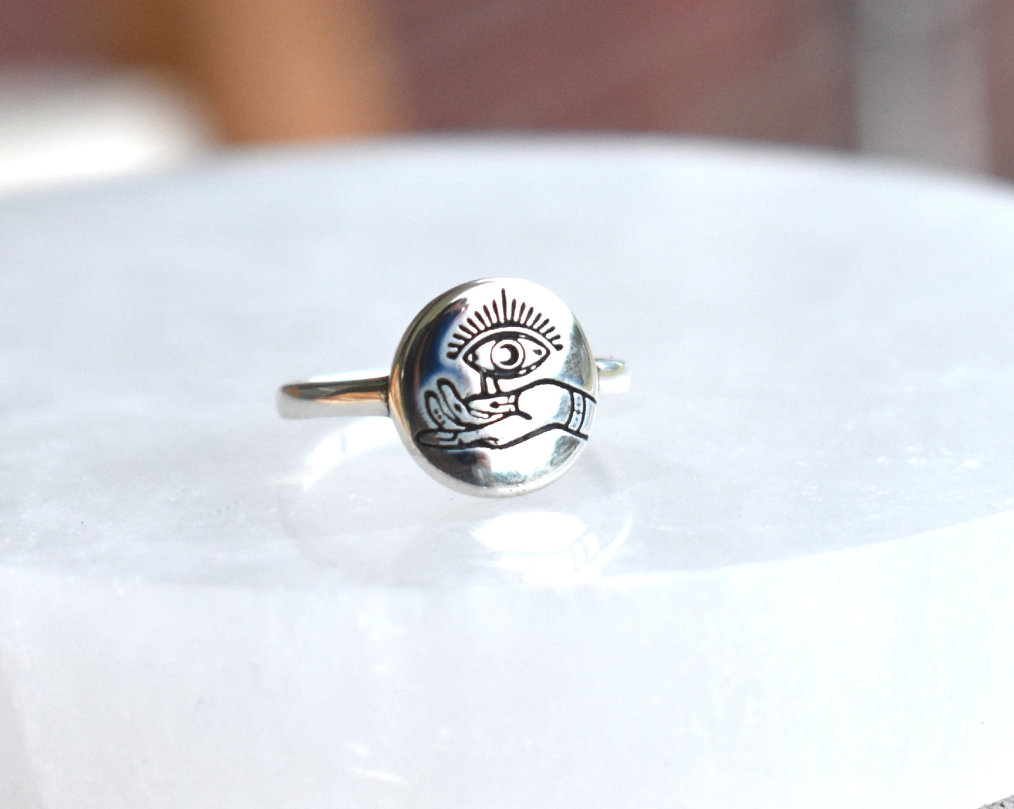 Hand with Evil Eye-Sterling Silver