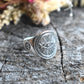Wide Eye Signet Ring-Sterling Silver