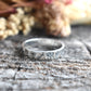 Birth Flower Eternity Ring-Sterling Silver