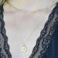 Gold Evil Eye Protection Necklace-Greek Mythology-14k Gold Fill