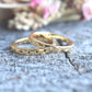 Gold Moon and Star Ring-18k Gold Vermeil