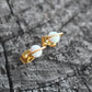 Gold Opal Planet Stud Earrings-18k