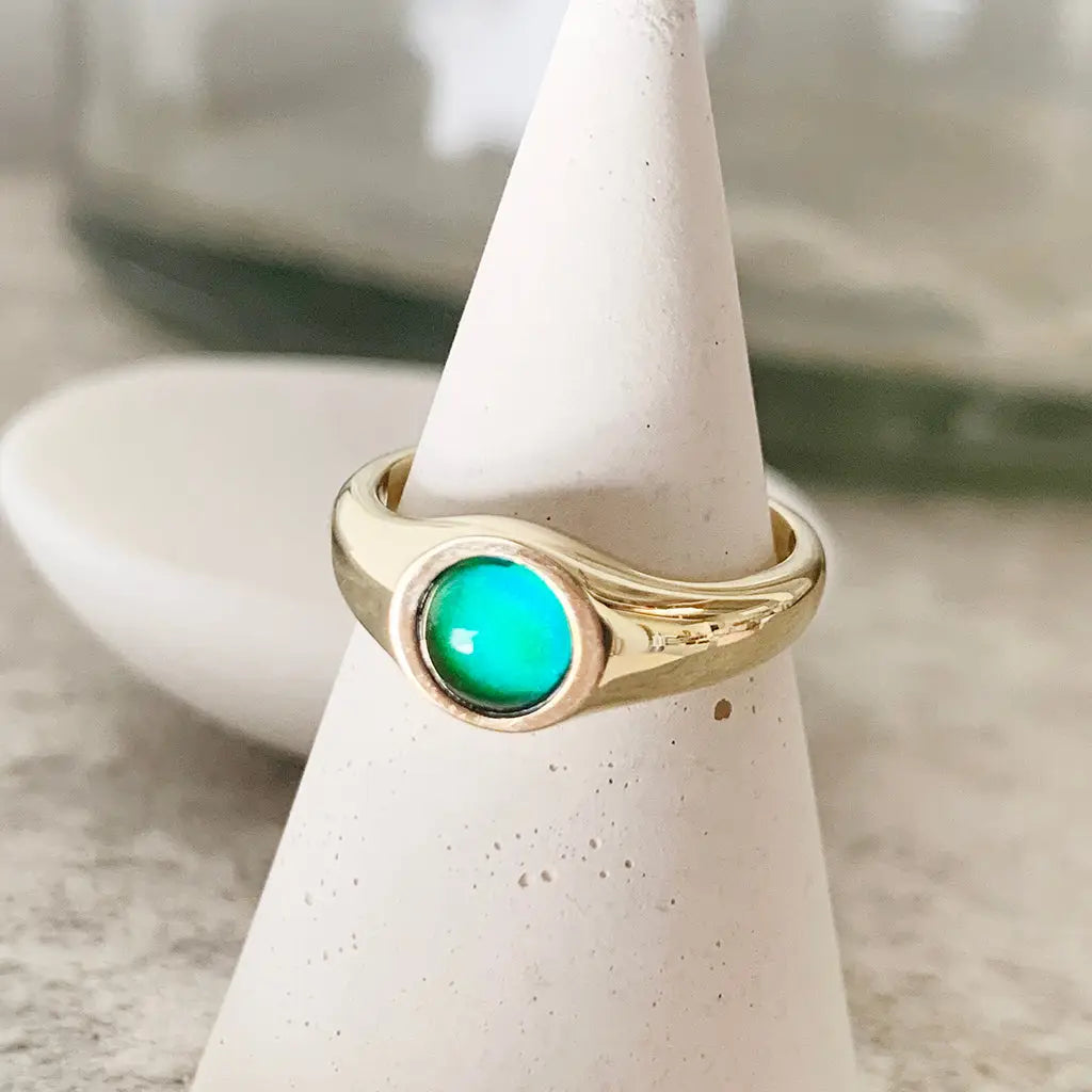 9ct gold 2025 mood ring
