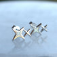 North Star Fire Opal Studs-Sterling Silver