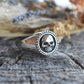 Skull Ring- Skull Signet Ring, Day of the Dead Ring, Halloween Ring, Sterling Silver Skull Ring
