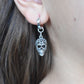 Sugar Skull Huggie Hoop Earrings-Sterling Silver