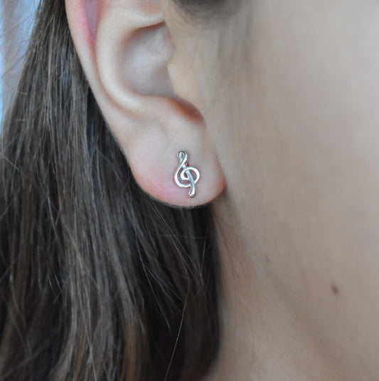 Treble Clef-Gift of Music Earrings