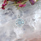 Astrology Wheel Necklace-Sun, Moon, Earth-Tarot Wheel of Fortune