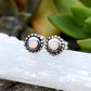 Opal Studs- Blue Opal Studs, Opal Earrings, Opal Posts, Tiny Opal Studs, Opal Jewlery, October Birthstone