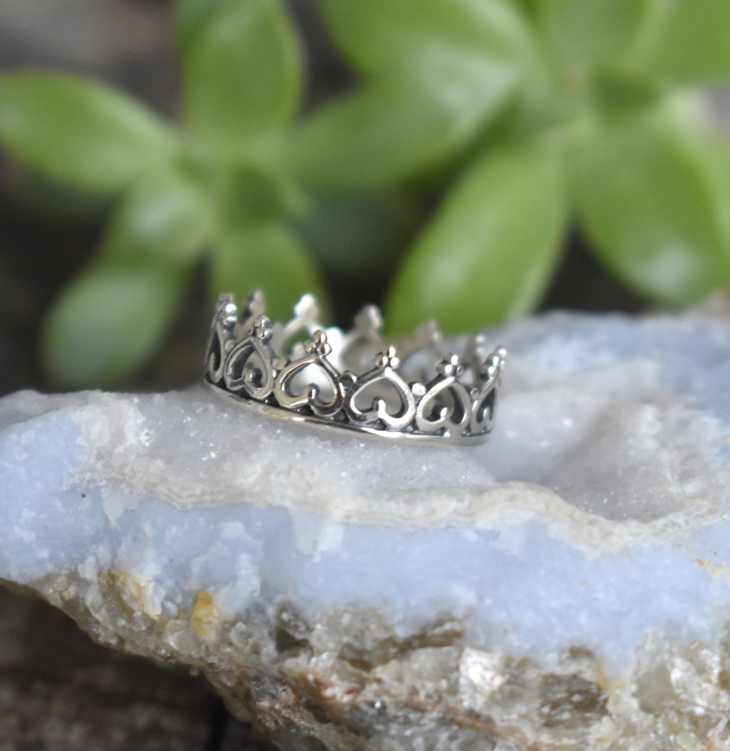 Crown Ring- Princess ring, Sterling Silver Ring, Tiara Ring, Bridesmaid Gift