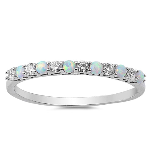 Custom opal/swarovski ring for Laura