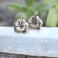 Hibiscus Earrings- Flower Earrings, Hibiscus Studs, Hibiscus Jewelry, Silver Hibiscus