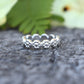 Daisy Ring- Silver Ring, Flower ring, 90's Flower Ring - Sterling Silver Ring