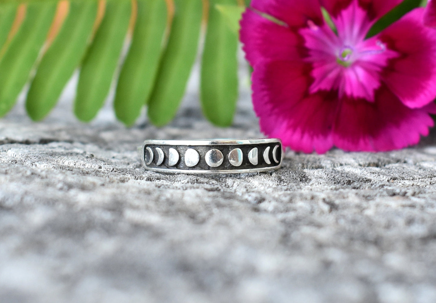 Moon Phase Ring- Moon Phase Jewelry, Silver Moon Ring, Luna Ring, Witchy Ring