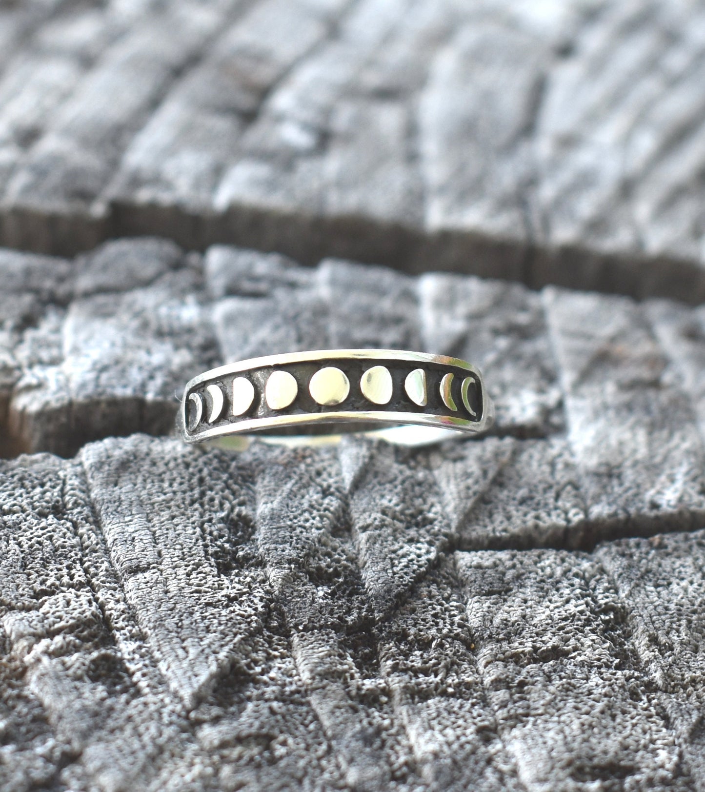 Moon Phase Ring- Moon Phase Jewelry, Silver Moon Ring, Luna Ring, Witchy Ring