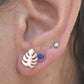 Monstera Earrings- Monstera Leaf Earrings, Monstera Jewelry-Plant Lady