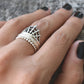 Spiderweb Ring- Web Ring, Gothic Ring, Spider Jewelry, Halloween Rings