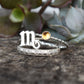 Scorpio Rings- November Birthstone Ring, Zodiac Ring, October ring