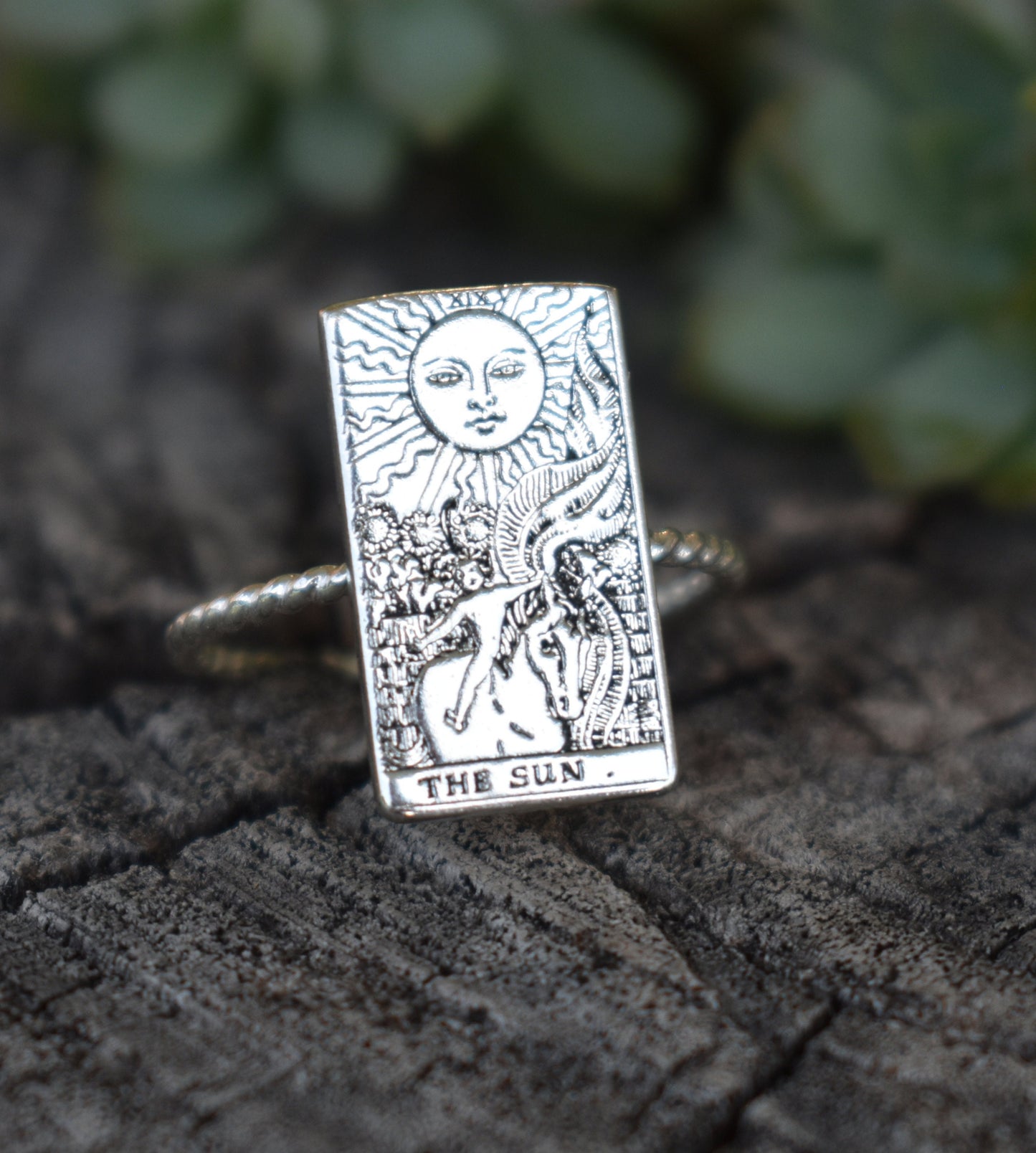 Tarot Card Ring- 22 Major Arcana,  Tarot Jewelry, Fortune Teller, Witchy Ring-Silver Ring