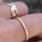 Gold Bead Ring- Gold Stacking Ring, Gold Rings, Gold jewelry