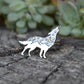 Wolf Ring- Black Wolf Ring, Wolf Jewelry, Halloween Ring, Wolf Medicine