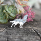 Wolf Ring- Black Wolf Ring, Wolf Jewelry, Halloween Ring, Wolf Medicine