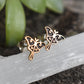 Luna Moth Earrings- Luna Moth Studs, Butterfly Earrings, Gold Moth Earrings