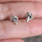Mushroom Earrings- Mushroom Studs, Mushroom Jewelry- Silver Earrings