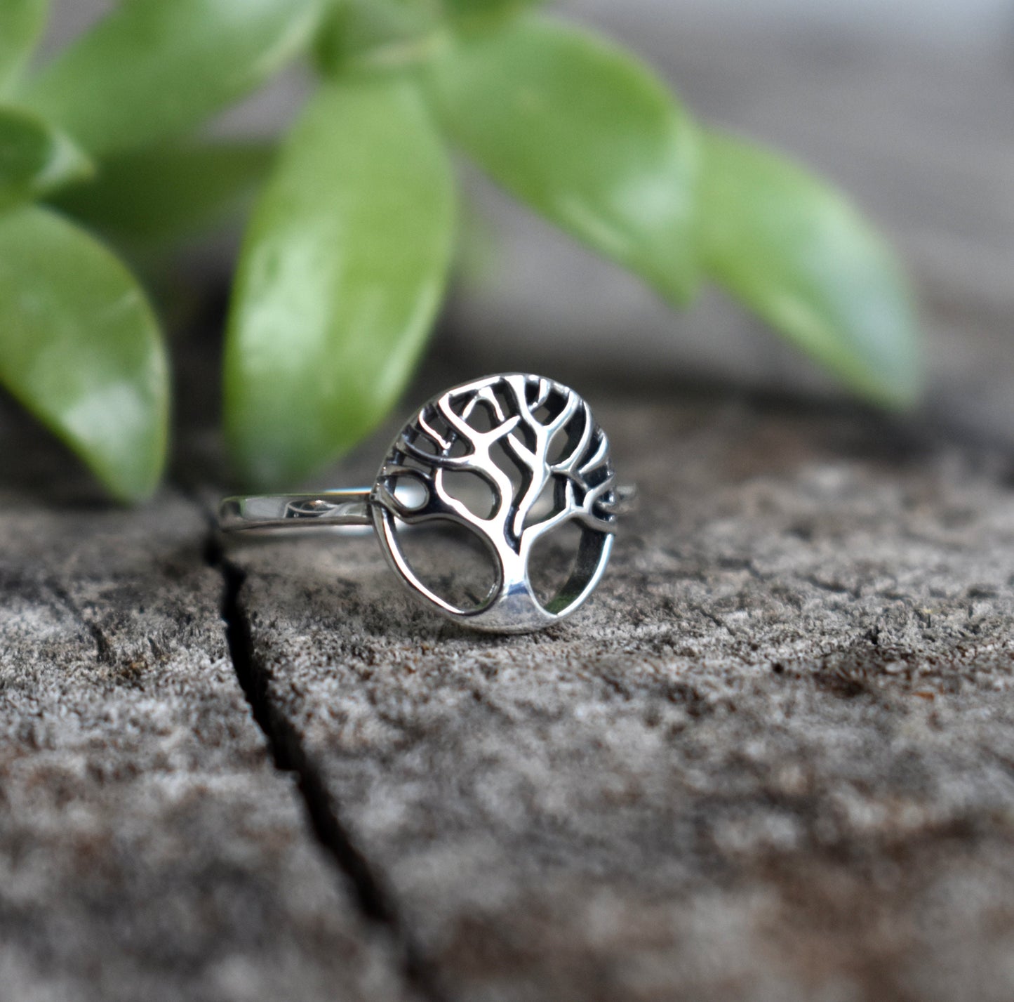 Tree Of Life Ring,- Tree Jewelry, Forest Ring, Forest Jewelry, Spiritual Tree-Silver Ring