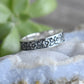 Flower Ring- Floral Ring, Eternity Band, Y2k Ring,- Cottagecore Ring- Sterling Silver