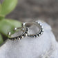 Ear Cuff- No Pierce Cuff, Ball Ear Cuff, Bali Earrings-Sterling Silver Cuff