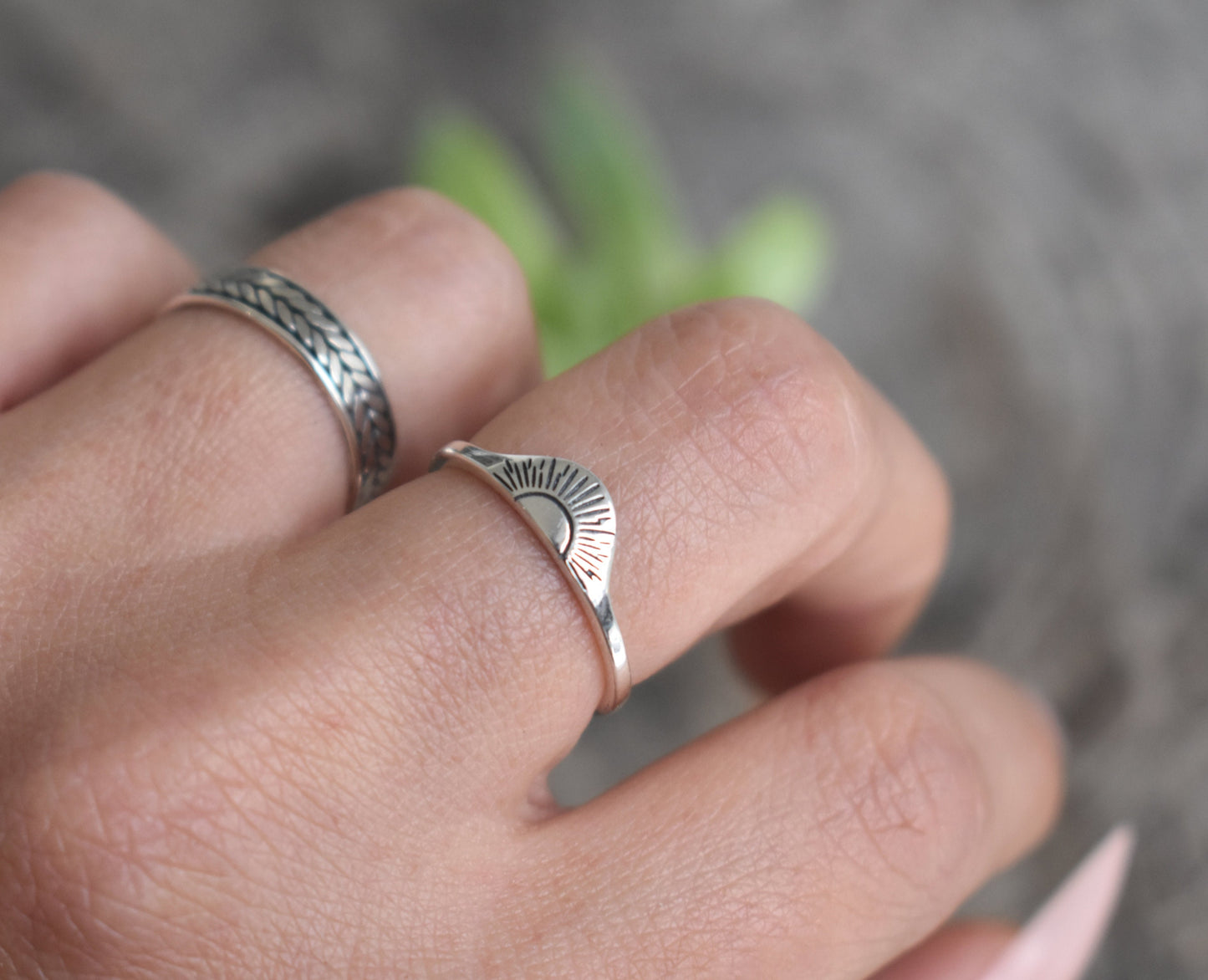 Sun Ring- Sun Jewelry, Sunshine Ring, Sunset Ring, Sunrise Ring, Leo Ring-Silver Ring