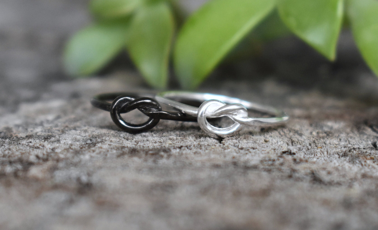 Knot Ring- Love Heart Ring, Silver Ring, Gift for Her-Silver Friendship Ring