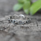 Evil Eye Ring- Silver Eye Ring, Witchy Jewelry, All Seeing Eye -Eternity Band
