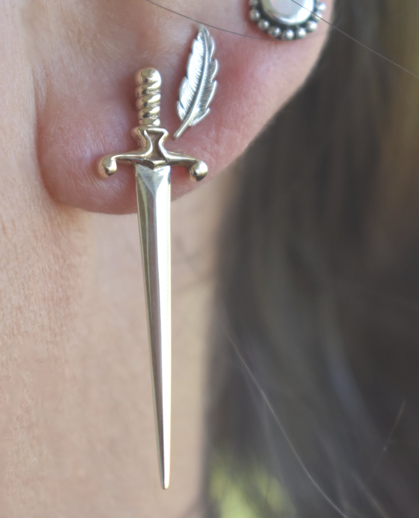 Sword Earrings- Ace Of Swords, Queen Of Swords, King Of Swords- Tarot Earrings
