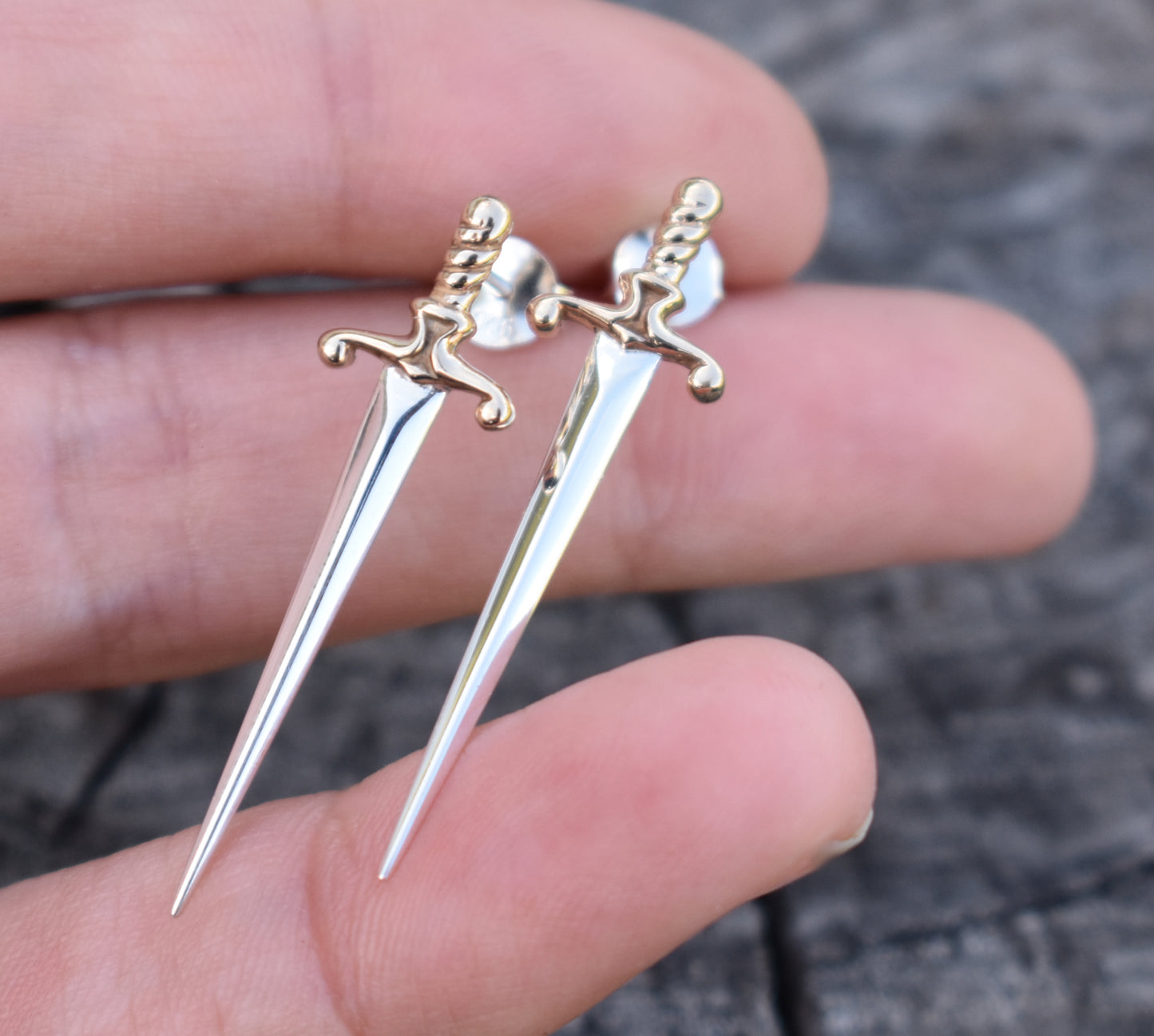 Sword Earrings- Ace Of Swords, Queen Of Swords, King Of Swords- Tarot Earrings