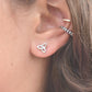 Triquetra Earrings- Celtic Earrings, Celtic Trinity-Sterling Silver Earrings